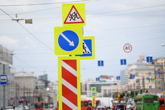 В столице Татарстана с начала года установили 1 274 дорожных знака