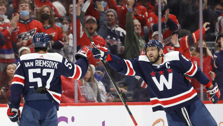 Овечкин отметился дублем. До Ягра 7 шайб