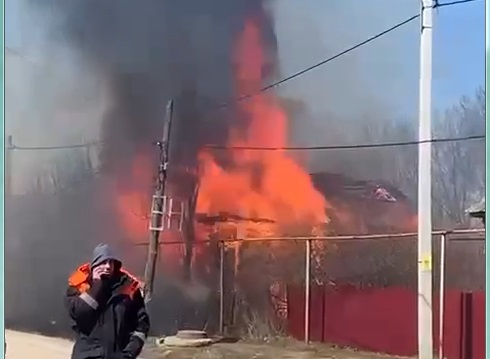 Актаныш районында кабат көчле янгын - видео