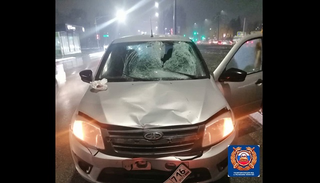 В Нижнекамске сбитый водителем «Лады» 40-летний пешеход впал в кому