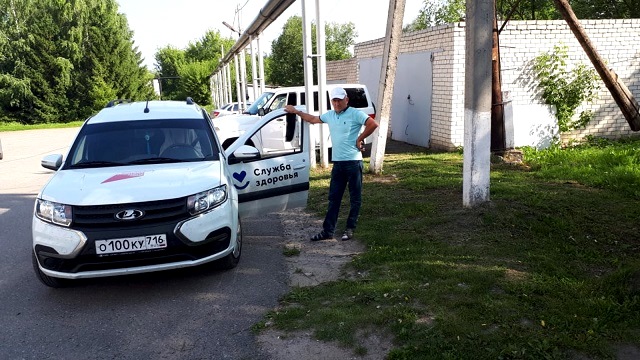Два новых автомобиля получила ЦРБ Дрожжановского района Татарстана по нацпроекту