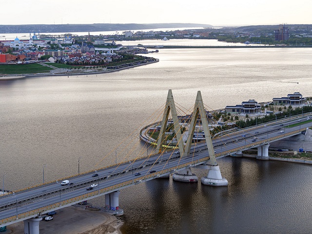 Мост «Миллениум» в Казани вошел в рейтинг самых живописных мостов России