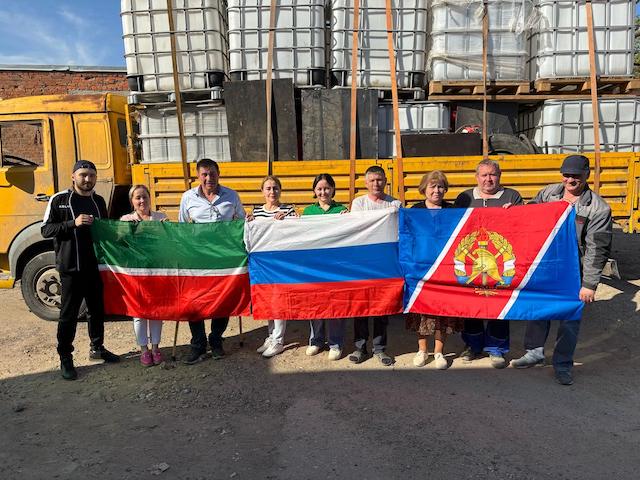 Добровольные пожарные Татарстана отправили груз поддержки бойцам СВО