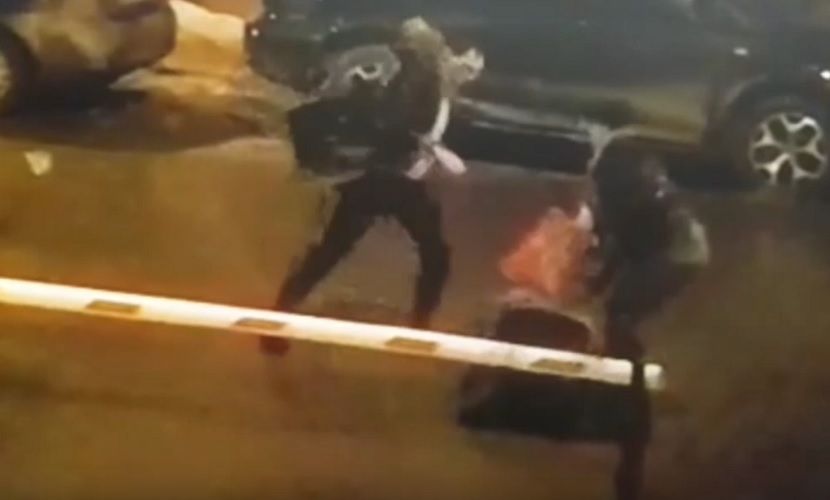 Избившие жителя Казани грабители засветились на камеру видеонаблюдения