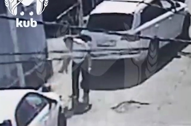 Автохам на Audi швырнул пенсионерку на асфальт за просьбу подвинуть машину - видео