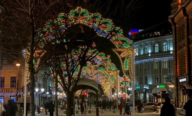 Световые конструкции в центре Казани планируют оставить до марта