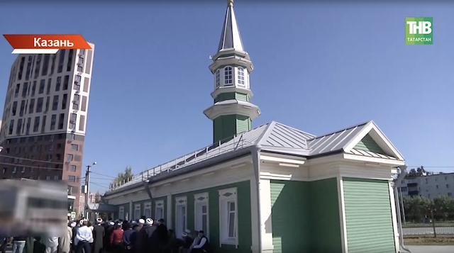 В Казани отреставрировали самую древнюю сохранившуюся деревянную мечеть «Раджаб»