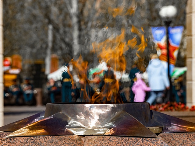 В Лаишево состоялась акция «Огонь памяти»