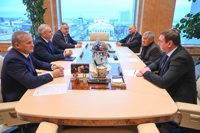 Раис РТ встретился с ректором Российского государственного университета правосудия