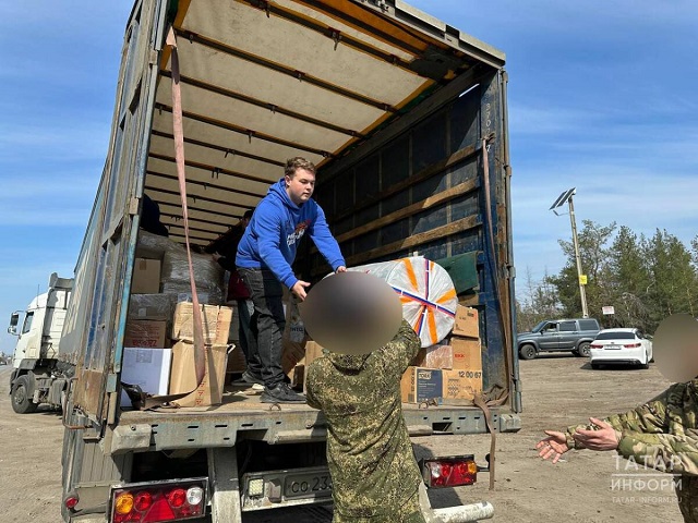 Молодогвардейцы РТ и Лига студентов доставили 12 тонн гумпомощи в зону СВО