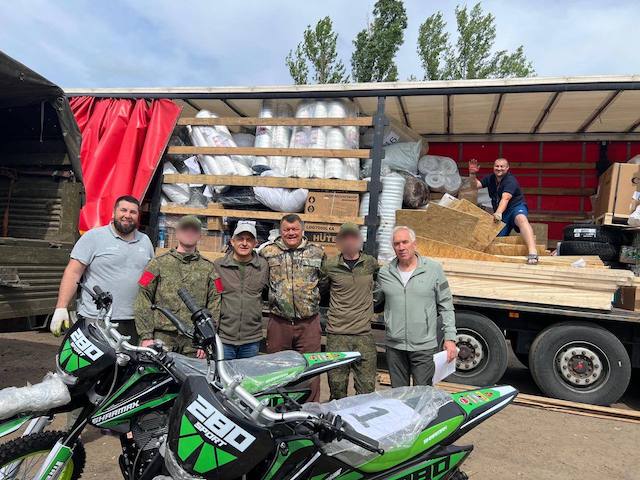 Глава Лаишевского района РТ доставил помощь в зону СВО