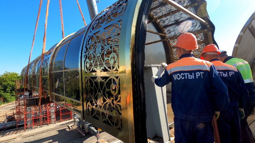 Строители Большого Казанского кольца отчитались о работах за неделю