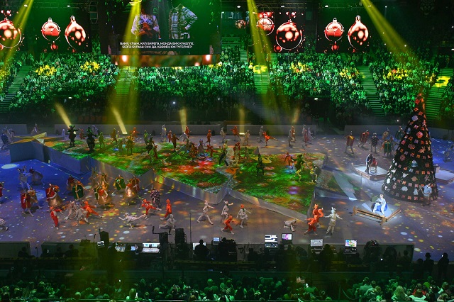 В Казани прошла главная республиканская елка - видео