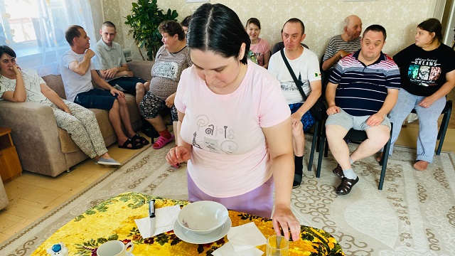 В Мамадышском районе РТ людей с инвалидностью обучили сервировке стола