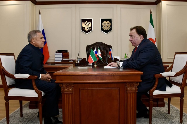 Стали известны детали рабочей поездки Минниханова в Ингушетию