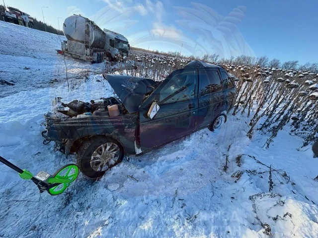 Водитель и пассажир ВАЗа скончались в лобовом ДТП в Черемшанском районе РТ