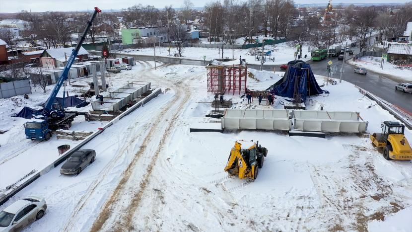 Минтранс РТ опубликовал фотоотчет со стройки Большого казанского кольца