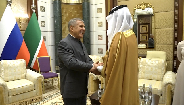 Минниханов встретился с генеральным секретарем ОИС в Джидде