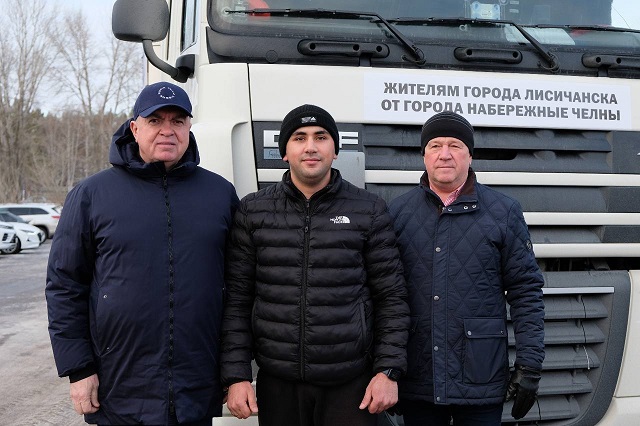 В Лисичанск для полевой кухни Рустама Гатина из Набережных Челнов отправили партию помощи