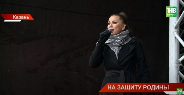 Гузель Уразова выступила перед 1232-м мотострелковым полком, отправившимся в зону СВО