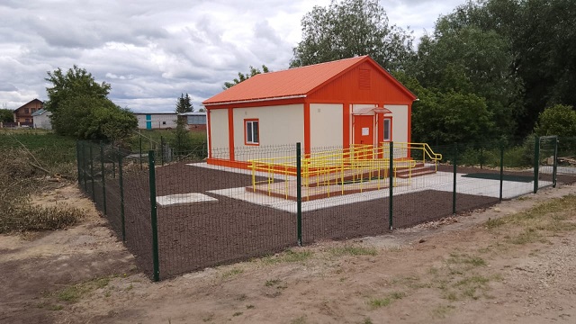 Каркас строящегося ФАПа возвели в Высокогорском районе Татарстана