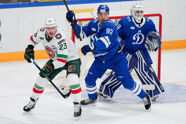 «Динамо» - «Ак Барс»: прямая трансляция первого матча серии второго раунда Кубка Гагарина