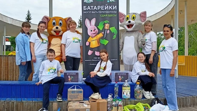 Более 700 кг батареек собрали в Елабуге по нацпроекту