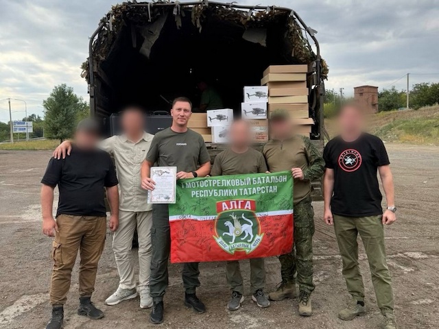 Бойцы батальона «Алга» получили технику и наземные беспилотники