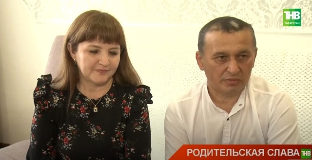 Удостоенные медали ордена «Родительская слава» супруги Ханифовы из РТ раскрыли свой секрет счастья