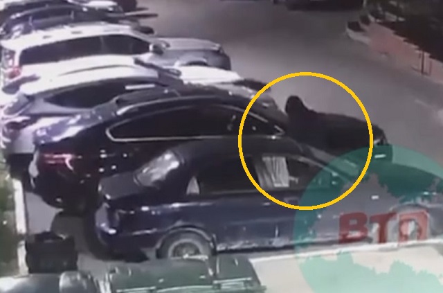 Момент массового поджога авто в Набережных Челнах попал на камеры видеонаблюдения