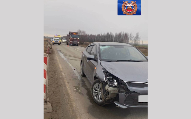 Иномарка насмерть сбила пешехода на трассе в Лаишевском районе Татарстана