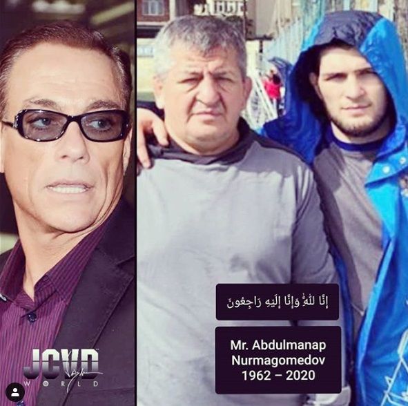 «Да хранит Аллах твою душу»: Жан-Клод Ван Дамм поддержал Хабиба в связи со смертью отца