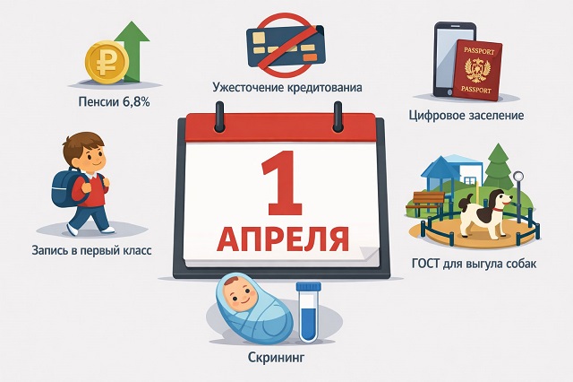Пенсии, кредиты, рассрочка и ГОСТ для собак: обзор нововведений с 1 апреля