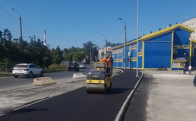 В Казани улицу Кулахметова ремонтируют по нацпроекту за 170 млн рублей