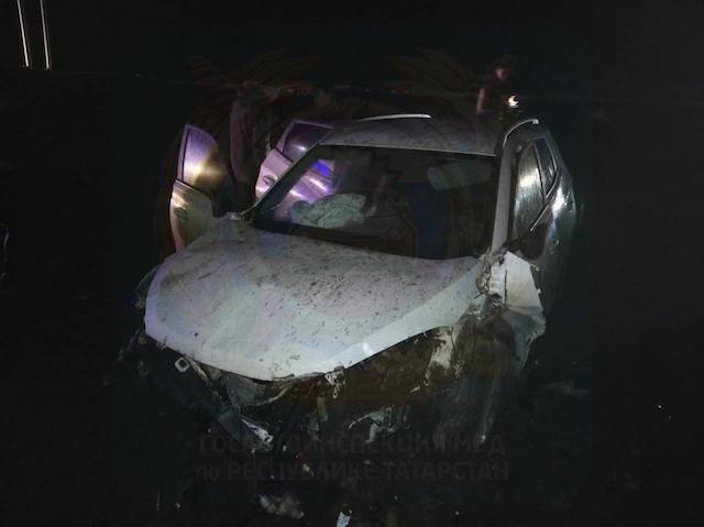 50-летний водитель иномарки скончался, опрокинувшись в кювет на трассе в Татарстане