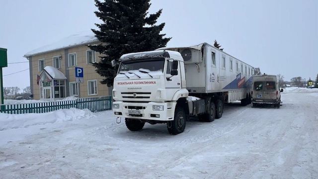 Мобильная поликлиника начала работу в селе Федоровское Кайбицкого района РТ
