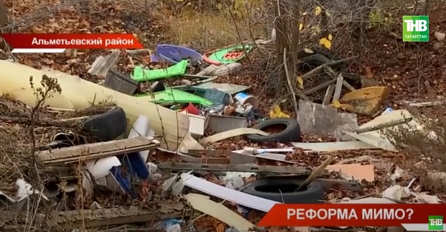 Жители нескольких деревень Альметьевского района РТ пожаловались на стихийную свалку