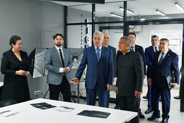 Раис РТ посетил новые научно-образовательные центры КГАСУ