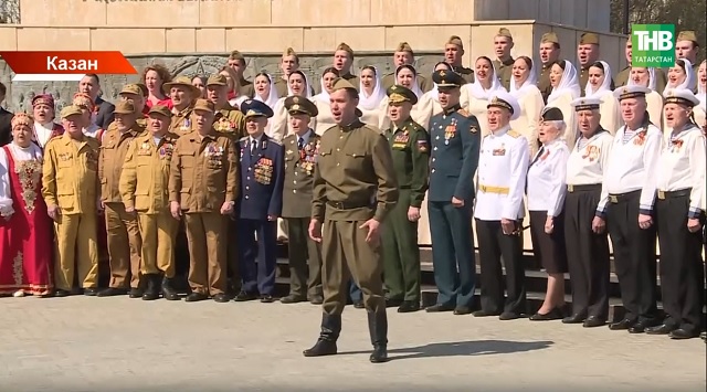 Казанда "Солдатлар" җырына клип төшерделәр