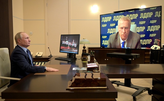 Владимир Путин Владимир Жириновский белән хушлашачак