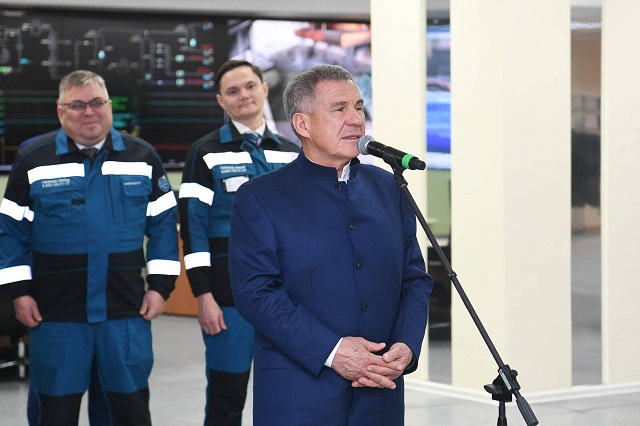 В Нижнекамске прошла церемония запуска установок «ТАНЕКО»