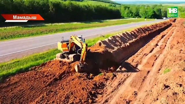 Мамадыш шәһәрендә яңа суүткәргечләр салынды