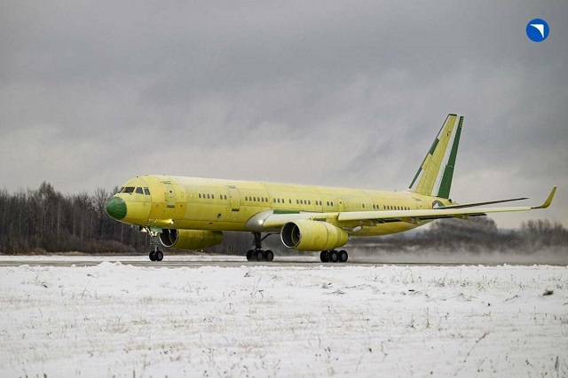 Первый полет нового Ту-214 на отечественных комплектующих прошел в штатном режиме