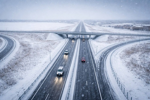 На трёх трассах Татарстана ограничили движение из-за непогоды