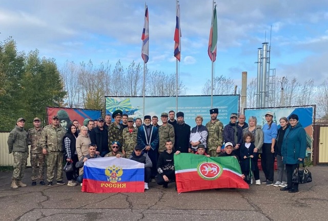 Шесть человек отправились служить по контракту в зону СВО из Нижнекамска