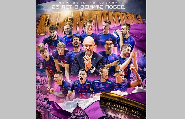 Минниханов поздравил казанскую команду «Зенит» с победой на Чемпионате России 