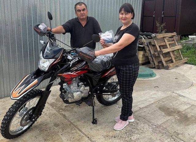 Семья из Татарстана подарила бойцу СВО мотоцикл «Эндуро»