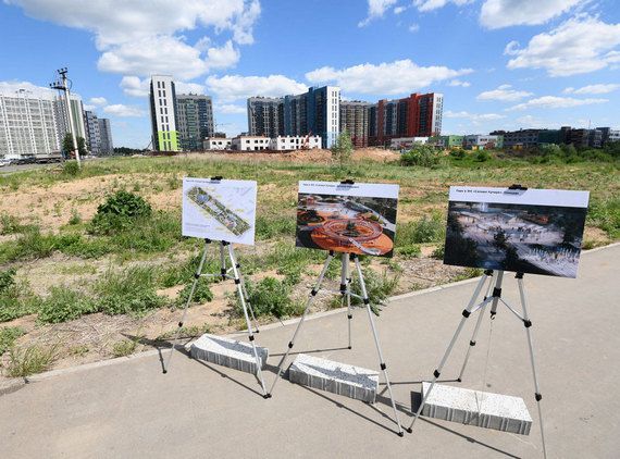 В казанском ЖК «Салават Купере» начали обустраивать парк