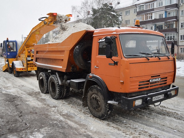 30 000 тонн снега вывезли с улиц Казани за прошедшие сутки