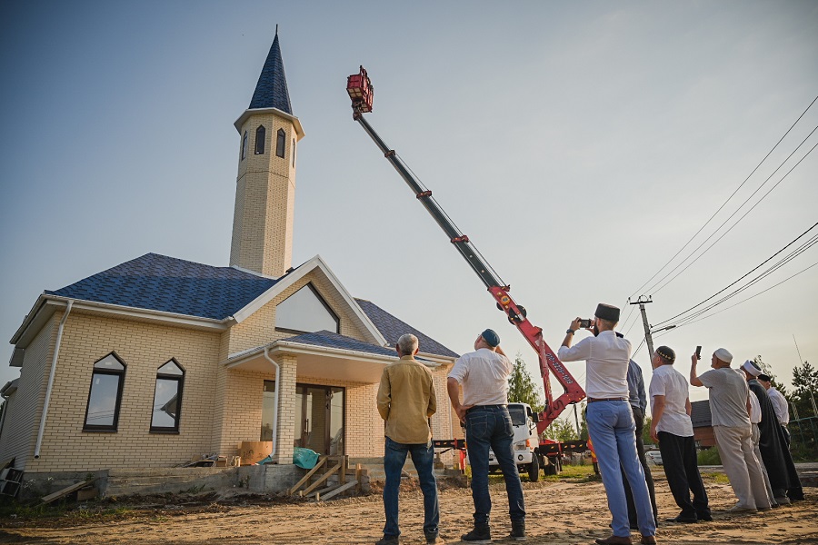 Питрәч районы Көек авылында төзелә торган икенче мәчеткә ай куелды